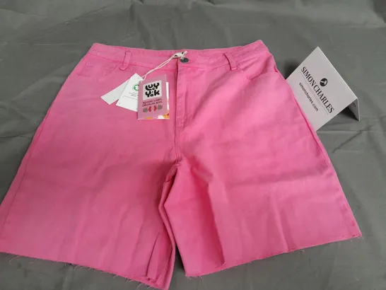 LUCY AND YAK PARKER SHORTS IN PINK ASH - 32