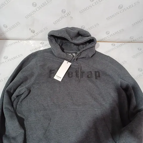 FIRETRAP GRAPHIC HOODIE IN GREY - XL