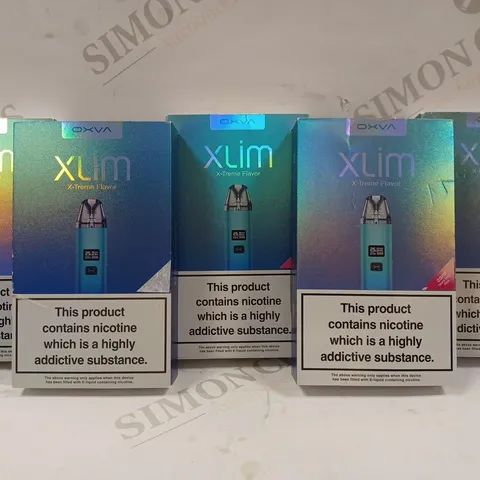 BOX OF 5 OXVA XLIM X-TEME FLAVOUR VAPES - BLUE 