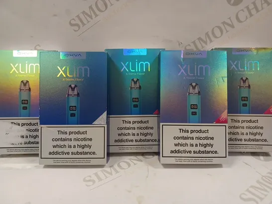 BOX OF 5 OXVA XLIM X-TEME FLAVOUR VAPES - BLUE 