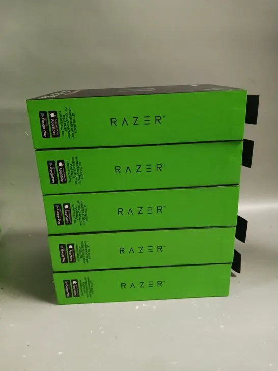 5 X BOXED RAZER HAMMERHEAD TRUE WIRELESS EARPHONES 