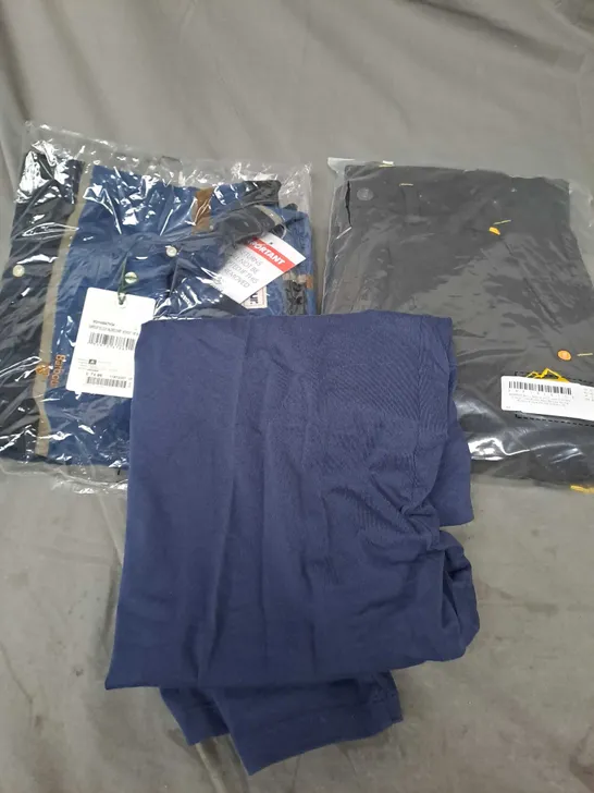 BOX OF ASSORTED CLOTHING ITEMS IN VARIOUS COLOURS, SIZES AND STYLES