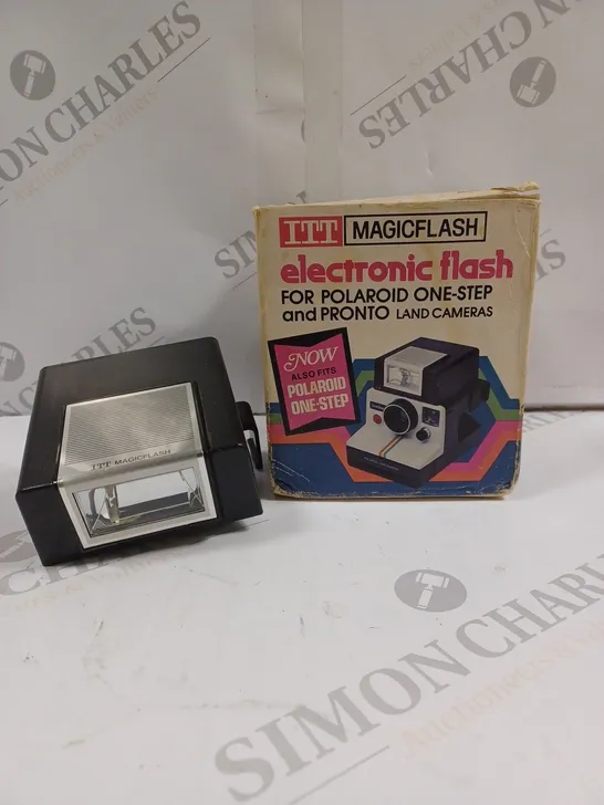 BOXED ITT MAGICFLASH FOR VINTAGE POLAROID CAMERAS