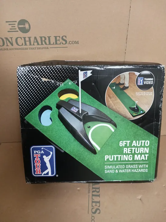 PGA TOUR 6FT AUTO PUTTING MAT RRP £36.99