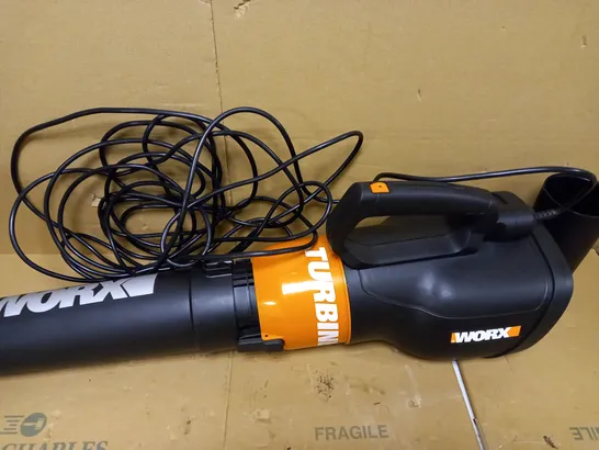 WORX WG518E AIR TURBINE CORDED LEAF BLOWER