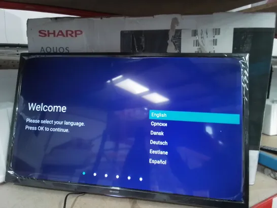 BOXED SHARP SMART TV HD/FULL HD 32" HD READY 32EE4K