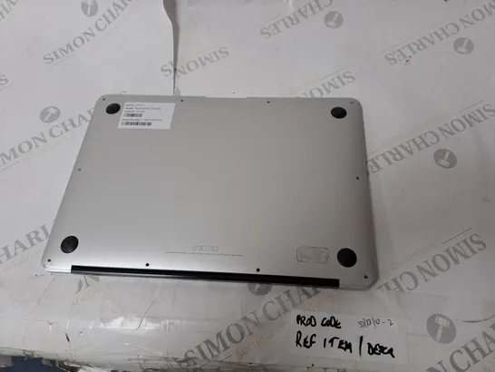 APPLE MACBOOK AIR7, 2/A1466 SERIEL # C1MRW4R5H3QF