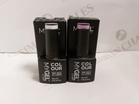 BOX OF APPROX 10 MYLEE MY GEL POLISHES IN ASSORTED COLOURS