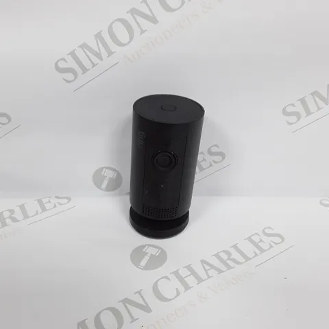 RING INDOOR CAMERA ON STAND IN BLACK 