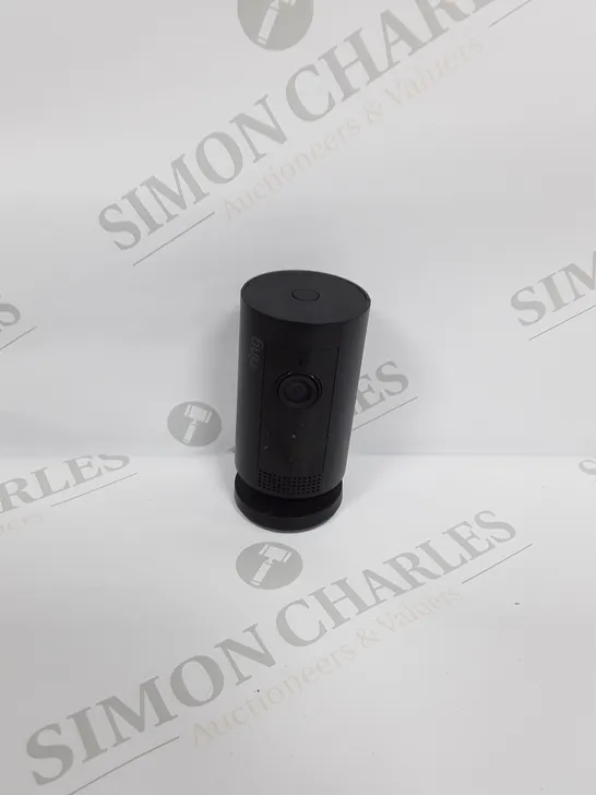 RING INDOOR CAMERA ON STAND IN BLACK 