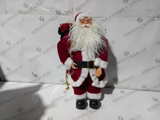 FESTIVE PRE LIT SANTA TRADITIONAL 43CM