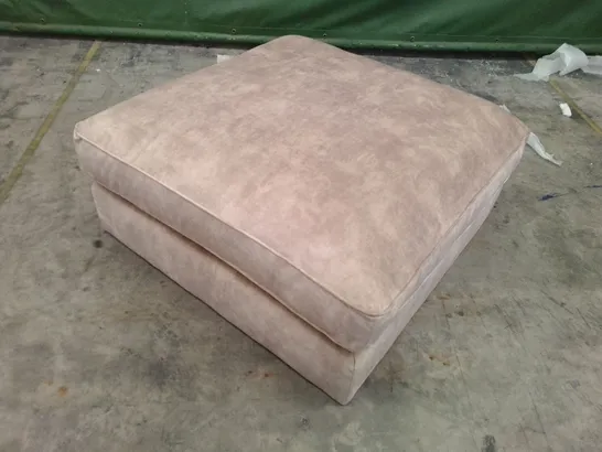 QUALITY DESIGNER SOFOLOGY FOOTSTOOL - TAN FABRIC