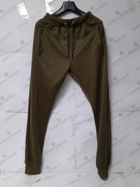 NORTHWEST CUFFED JOGGERS IN OLIVE GREEN SIZE L