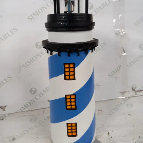 GARDEN REFLECTIONS SOLAR LED LIGHTHOUSE