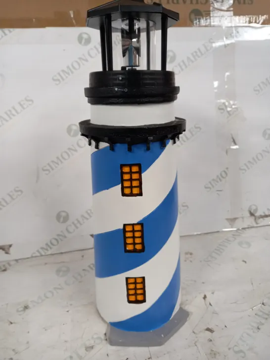 GARDEN REFLECTIONS SOLAR LED LIGHTHOUSE