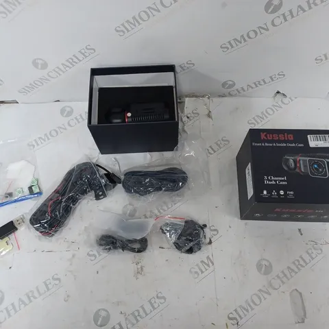 KUSSLA FRONT & REAR & INSIDE DASH CAM BOXED 