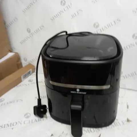 BOXED COOK'S ESSENTIALS 4L AIR FRYER IN BLACK