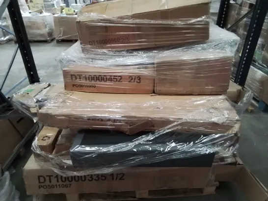 PALLET OF ASSORTED FLAT PACK FURNITURE PARTS