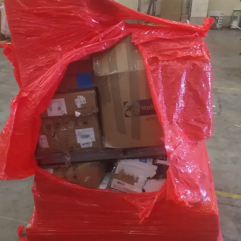 PALLET OF ASSORTED ITEMS INCLUDING TISSERIE W-OVEN, MULTIFUNCTIONAL EXCERCISE BIKE