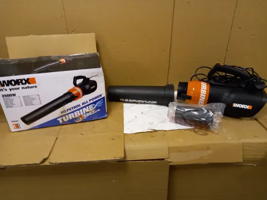 WORX WG518E AIR TURBINE CORDED LEAF BLOWER