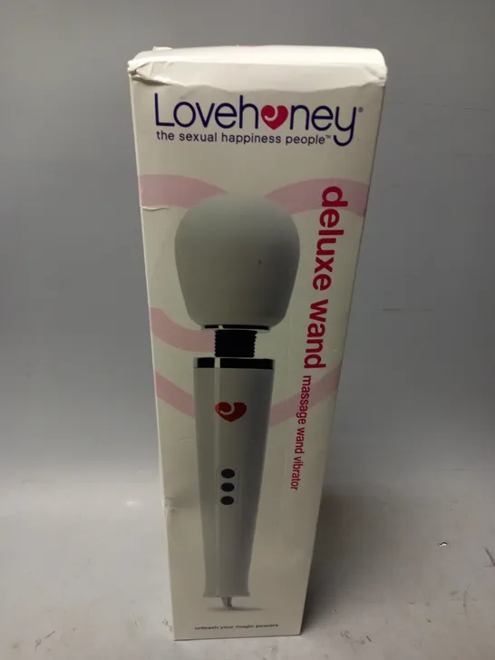 BOXED LOVEHONEY DELUXE WAND VIBRATOR