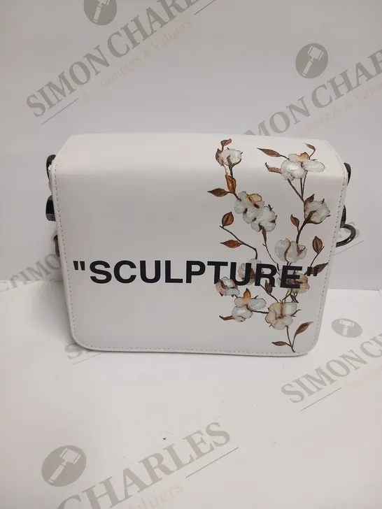 OFF-WHITE SCULPTURE BINDER CLIP BAG