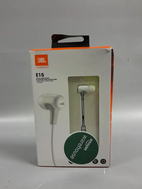 BOXED JBL E15 IN EAR HEADPHONES 