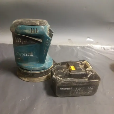 MAKITA ORBITAL SANDER 18V WITH BATTERY