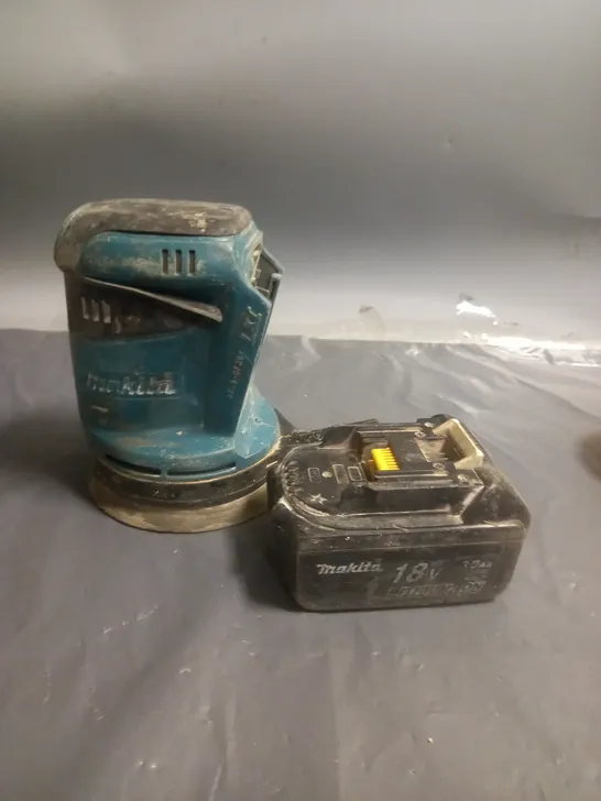 MAKITA ORBITAL SANDER 18V WITH BATTERY