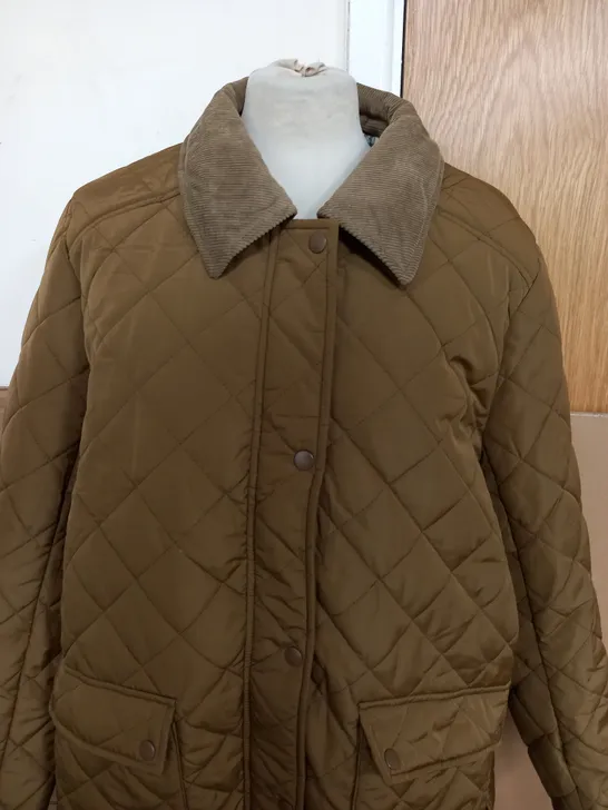 CENTIGRADE QUILTED JACKET IN MUSHROOM 2XL