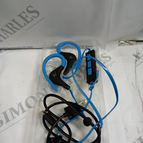 BOXED KITSOUND RACE BLUETOOTH EARPHONES - RACE BLUE 