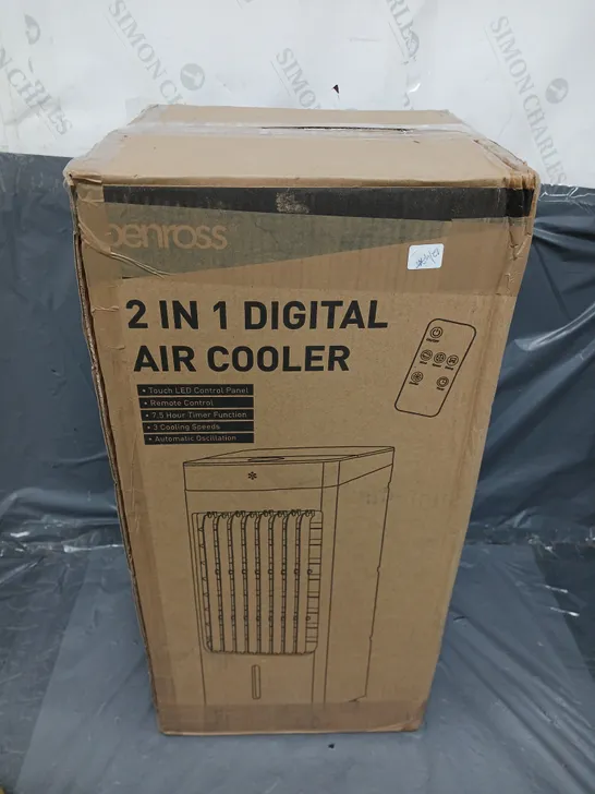 BOXED BENROSS 2 IN 1 AIR COOLER