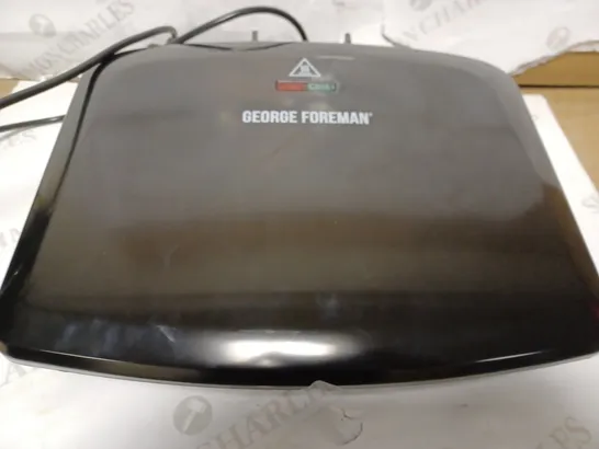 GEORGE FOREMAN MEDIUM REMOVABLE PLATES GRILL, BLACK [24330]