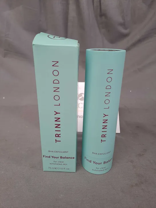 BOXED TRINNY LONDON BHA EXFOLIANT 75ML