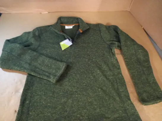 MOUNTAIN WAREHOUSE GREEN QUARTER ZIP TOP - S/P