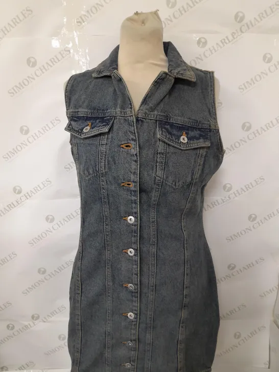 COTTON ON DENIM MINI DRESS SIZE S 