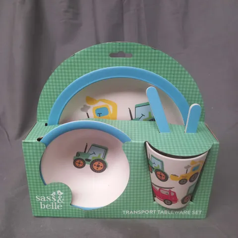 SASS AND BELLE CHILDRENS TRANSPORT TABLEWARE SET