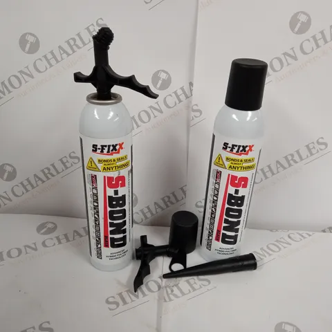 LOT OF 2 SFIXX S-BOND NO GUN 3-IN -1 SEALANT ADHESIVE AND FILLER