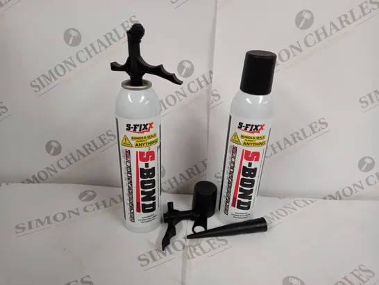 LOT OF 2 SFIXX S-BOND NO GUN 3-IN -1 SEALANT ADHESIVE AND FILLER