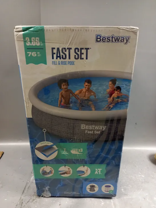 BESTWAY FAST SET POOL INCLUDING FILTER PUMP RRP £139.99