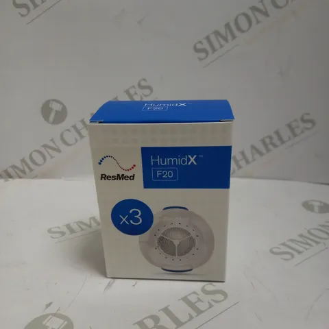 BOX OF 3 RESMED HUMIDX F20 FOR AIRMINI	