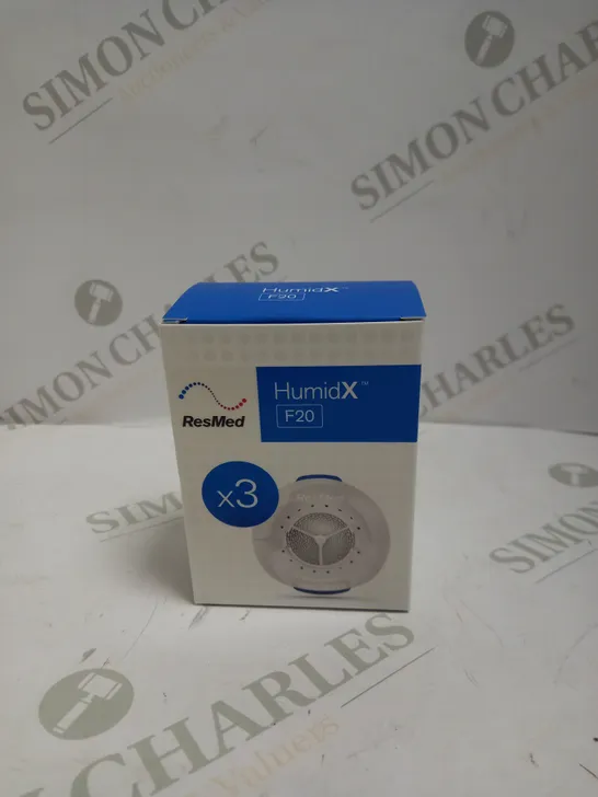 BOX OF 3 RESMED HUMIDX F20 FOR AIRMINI	