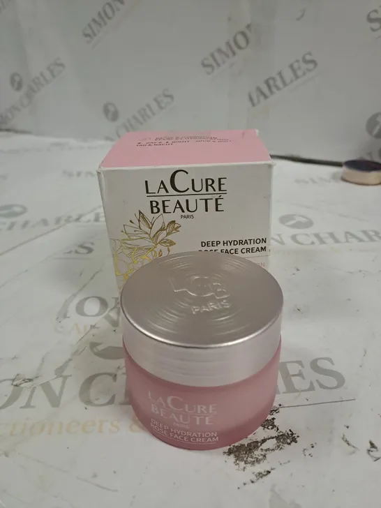 LACURE BEAUTE DEEP HYDRATION ROSE FACE CREAM 