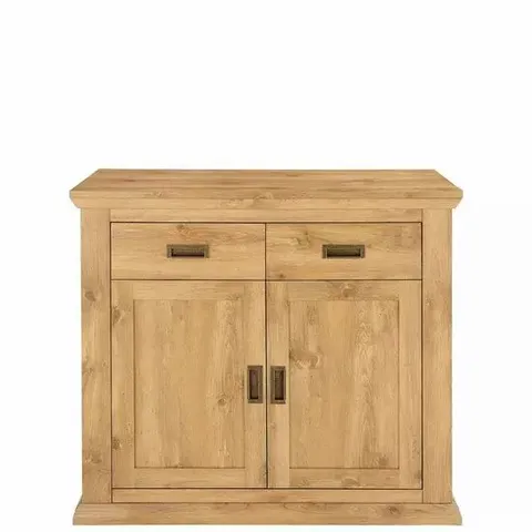 BOXED GRIFTON OAK-EFFECT COMPACT SIDEBOARD (1 BOX)