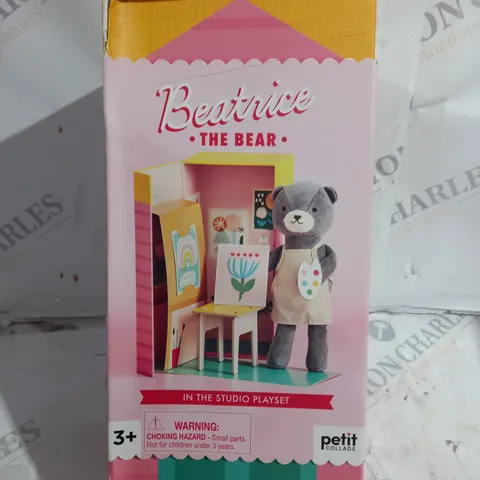 BEATRICE THE BEAR IN THE STUDIO PLUSH PLAY SET