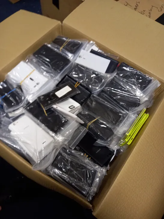 BOX OF ASSORTED PHONE CASES TO INCLUDE SONY, EXPERIA, NOKIA 