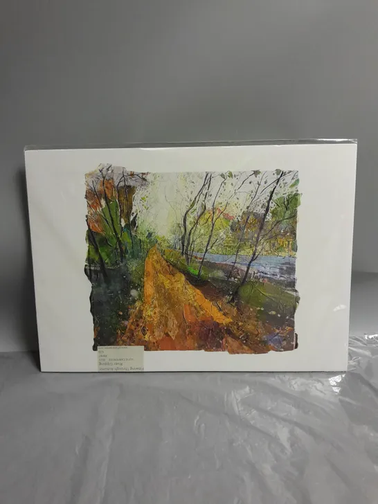 ALFIE CARPENTER "FLOWING THROUGH AUTUMN" PRINT ON PAPER APPROX 30CMX42CM