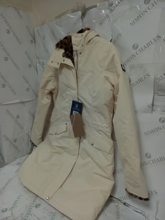 VANILLA REGATTA WATERPROOF FAUX FUR LADIES COAT SIZE 10