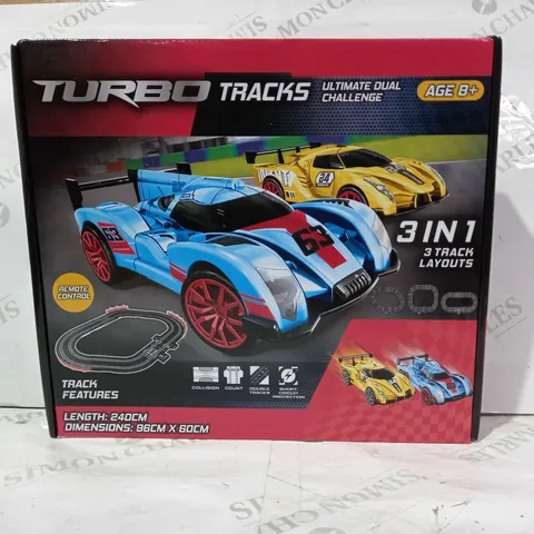 TURBO TRACKS 3-IN-1 TRACK LAYOUT ULTIMATE DUAL CHALLENGE