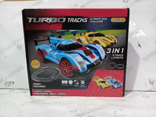 TURBO TRACKS 3-IN-1 TRACK LAYOUT ULTIMATE DUAL CHALLENGE